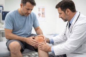 Evaluación clínica de rodilla en paciente con sospecha de lesión del LCA